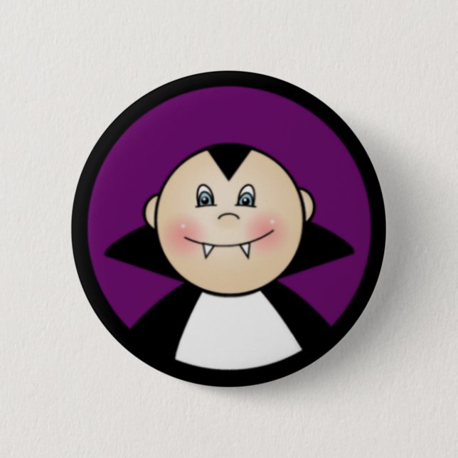 Dracula Pinback Button (Front)