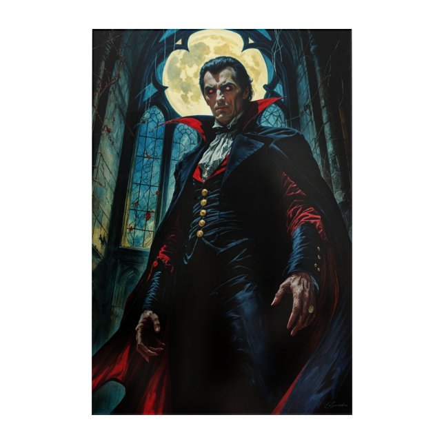 Dracula Retold  Acrylic Print (Front)