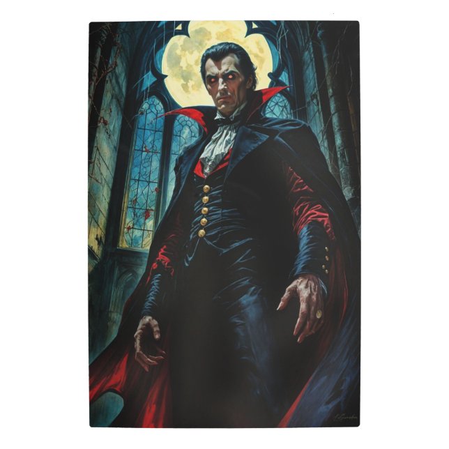 Dracula Retold Metal Print (Front)