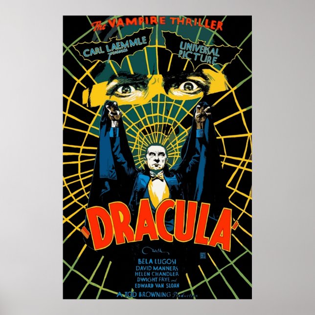 Dracula Retro Poster (Front)