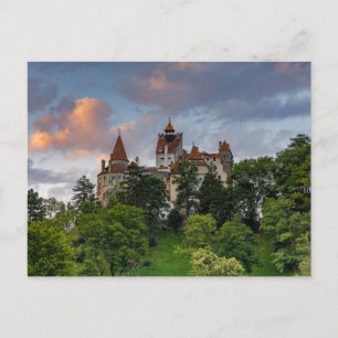 Dracula Schloss Bran postcard in Romania