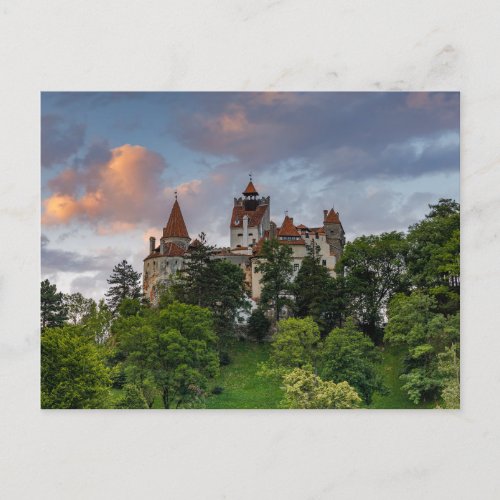 Dracula Schloss Bran postcard in Romania