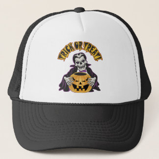 Dracula Skull Trucker Hat