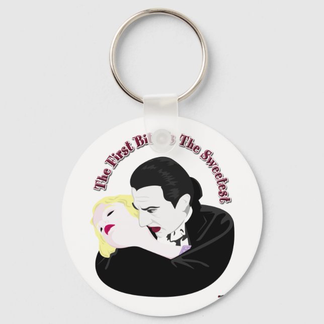 Dracula, The First Bite Is The Sweetest Keychain (Front)