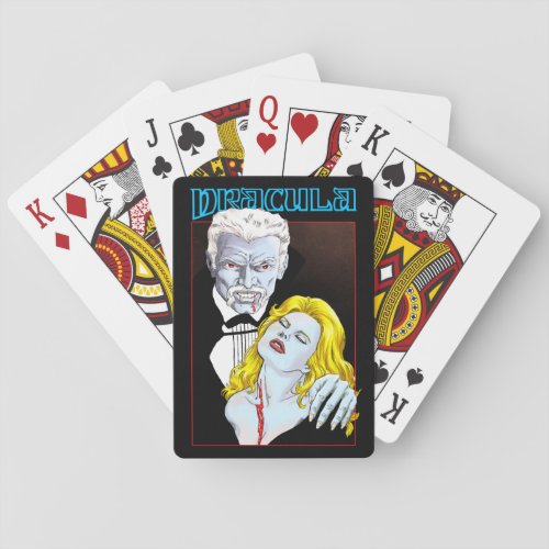 Dracula V1 design playing cards