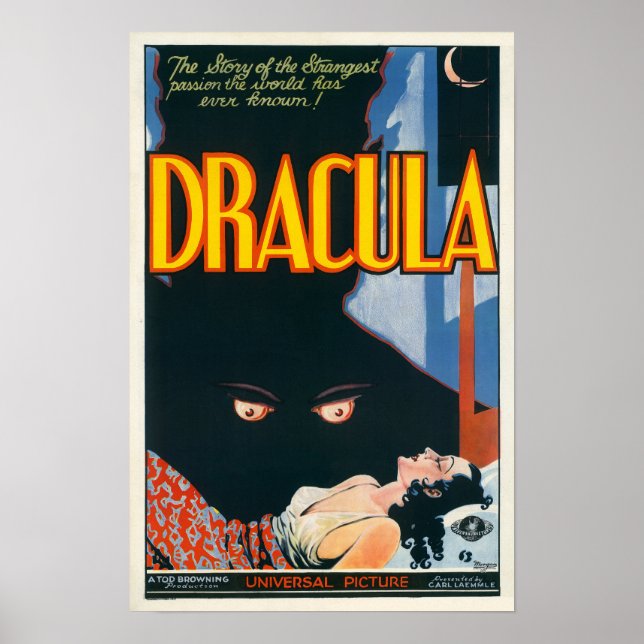 Dracula Vintage film poster (Front)