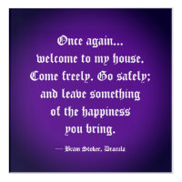 Dracula Welcome Quote