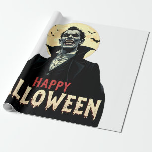 Dracula Wishes You a Spooky Night Wrapping Paper