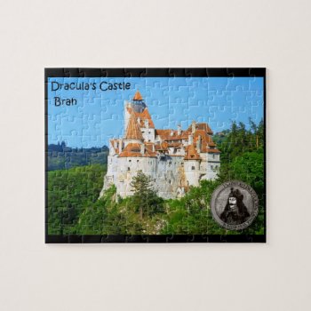Dracula's Castle At Bran Jigsaw Puzzle by windsorarts at Zazzle