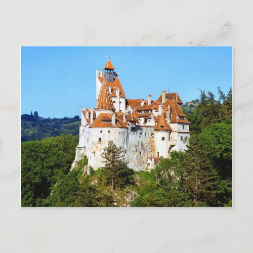 Draculas Castle Bran Transylvania Postcard