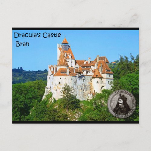 Draculas Castle Bran Transylvannia Postcard