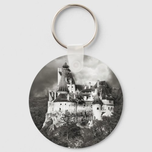 Draculas Castle Transylvania Keychain