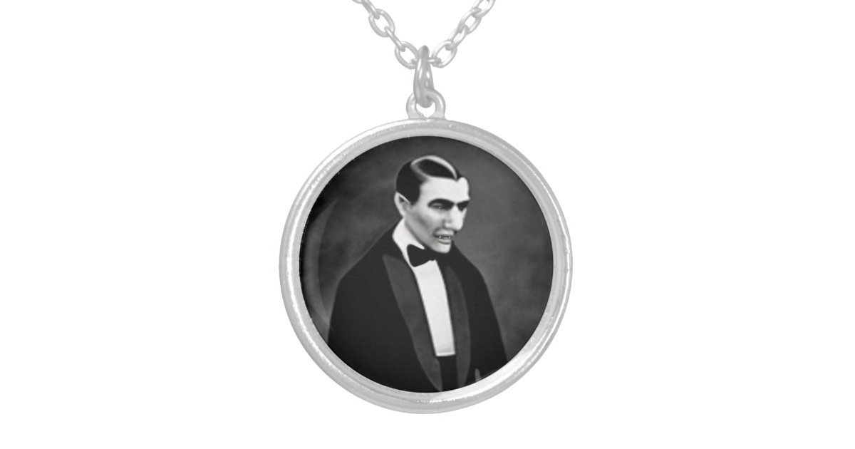 Draculas Dog Silver Plated Necklace Zazzle