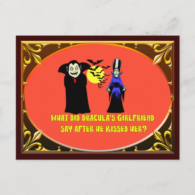 Dracula's Girlfriend Postcard (Front)