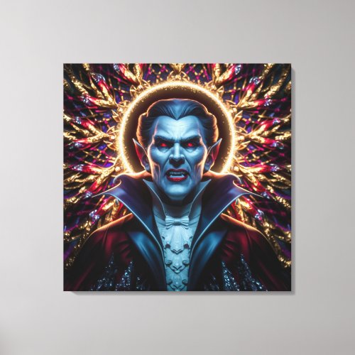 Draculas Glow Canvas Print