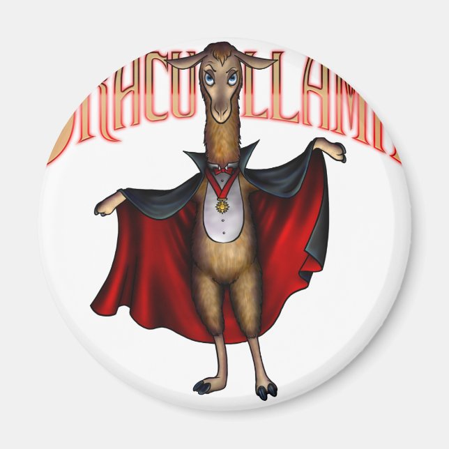 Dracullama Magnet (Front)