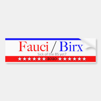 Draft America's most trusted scientists for 2020! Bumper Sticker