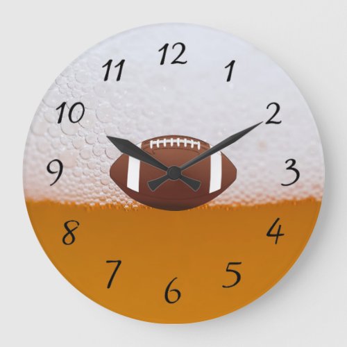 Draft Beer and Football Clock