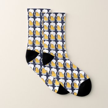 Draft Beer Mugs Socks by WRAPPED_TOO_TIGHT at Zazzle