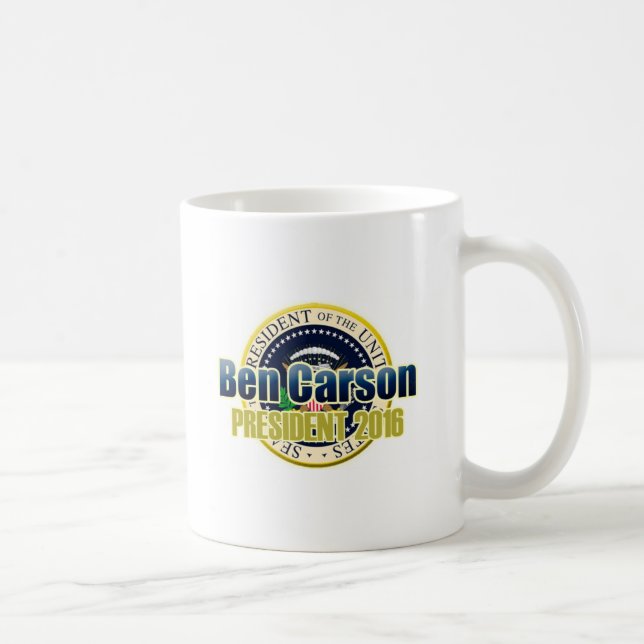 Draft Benjamin Carson for President Coffee Mug (Right)
