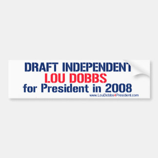Draft Dobbs 2 Bumper Sticker