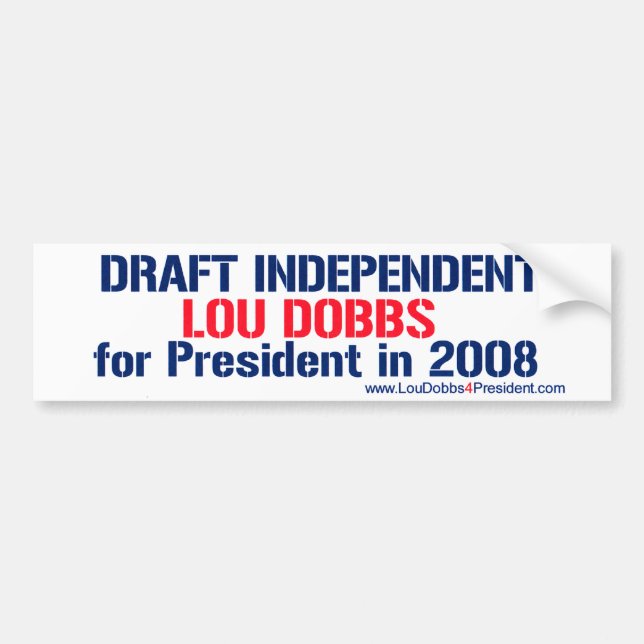 Draft Dobbs 2 Bumper Sticker (Front)