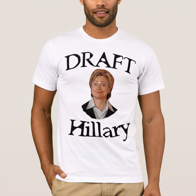 Draft Hillary Clinton T-Shirt (Front)