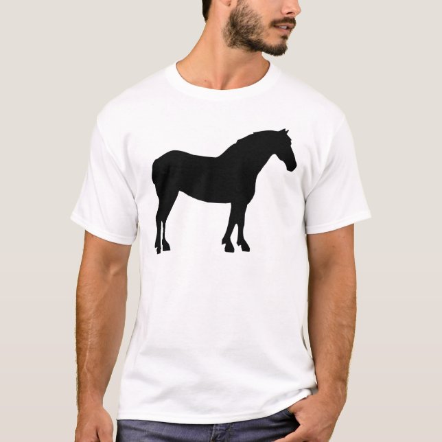 Draft Horse (black) T-Shirt (Front)