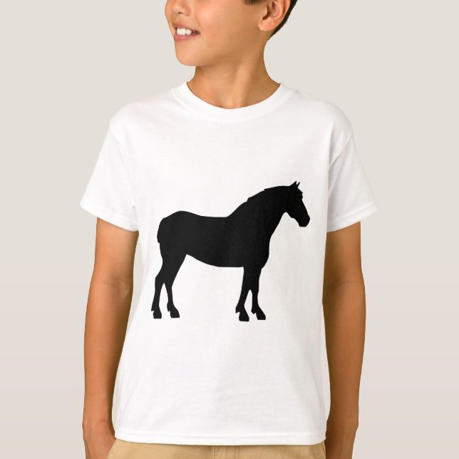 Draft Horse (black) T-Shirt (Front)