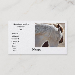 Draft Horse Business Cards