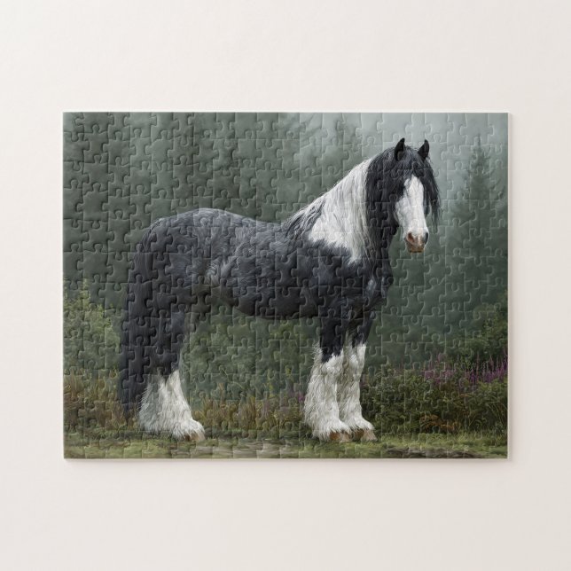 Draft Horse Landscape Jigsaw Puzzle (Horizontal)
