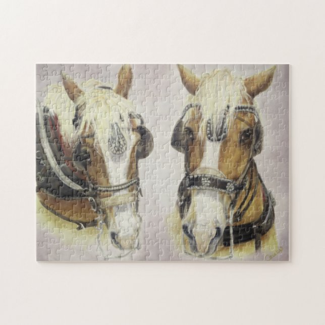 Draft Horse Puzzle (Horizontal)
