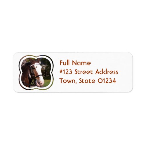 Draft Horse Rescue Mailing Label