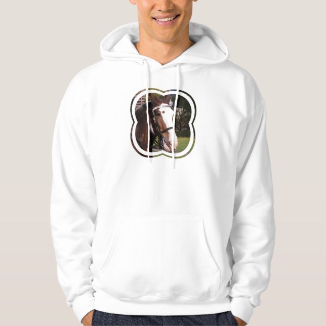 Draft Horse Rescue Men's Hooded Sweatshirt (Front)