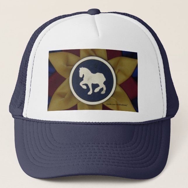 Draft Horse Rosette Cap (Front)