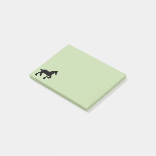 Draft Horse Silhouette Post_it Notes