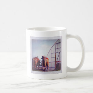 Draft Horses Ready For Work Coffee Mug