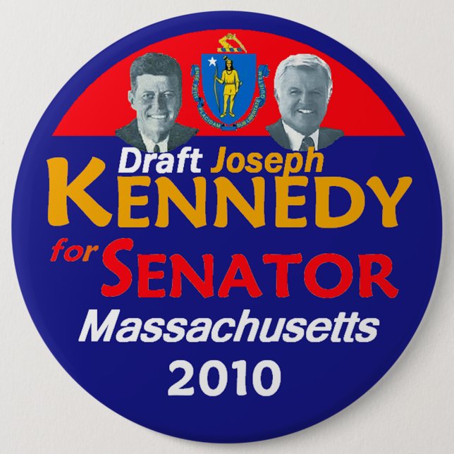 Draft KENNEDY 6in Button (Front)