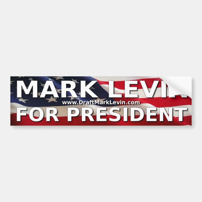 Draft Mark Levin for President Bumper Sticker (Front)
