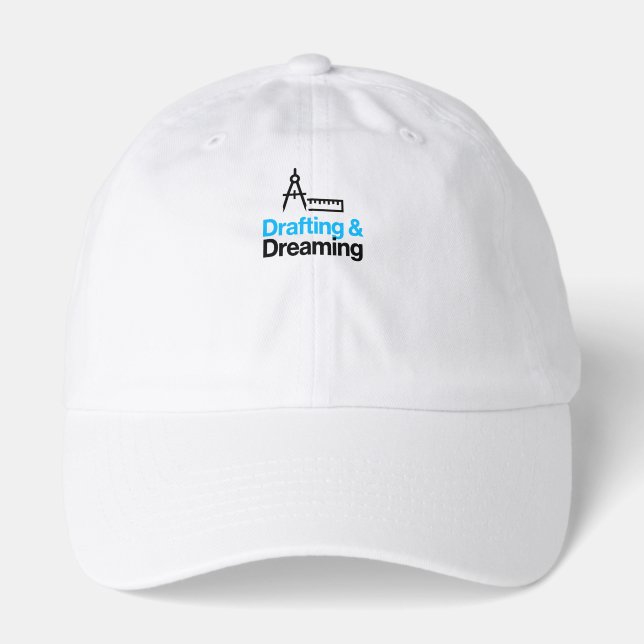 Drafting & Dreaming - Architect & Creative Process Hat (Front)