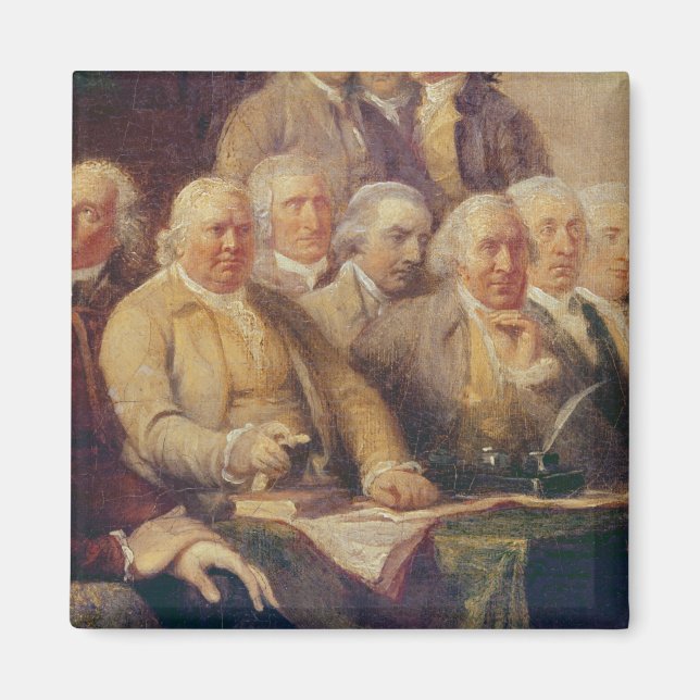 Drafting the Declaration of Independence Magnet (Front)