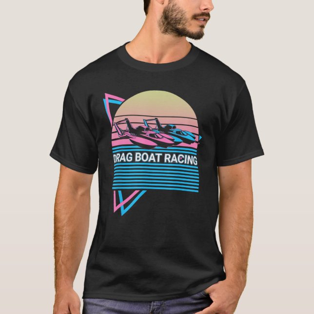 Drag Boat Racing Drag Boat Racer Speedboat T-Shirt (Front)