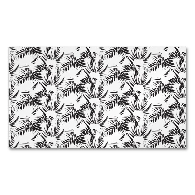 Drag & Drop Custom Image Here Business Card Magnet (Front)