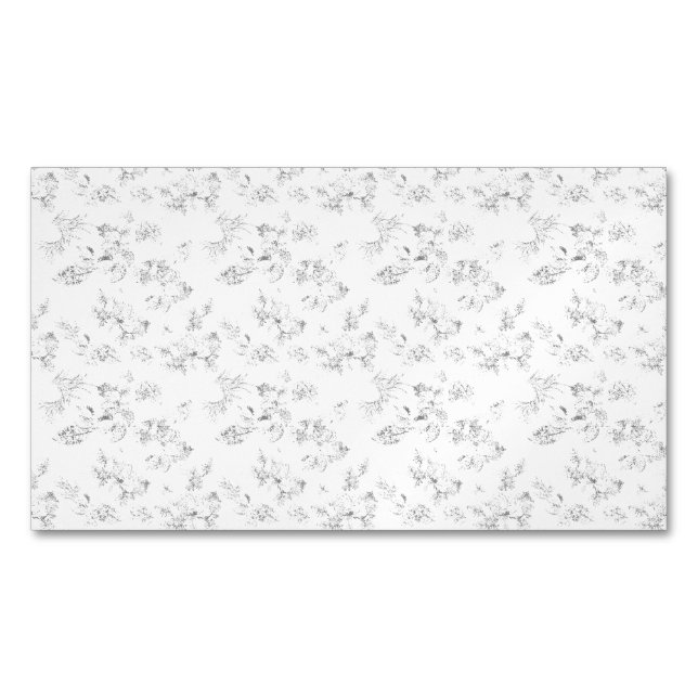 Drag & Drop Custom Image Here Business Card Magnet (Front)