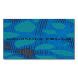 Drag & Drop Custom Image Here Business Card Magnet