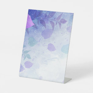 Drag & Drop Custom Image Here Pedestal Sign