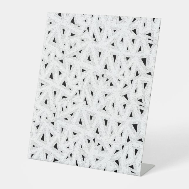 Drag & Drop Custom Image Here Pedestal Sign (Front)