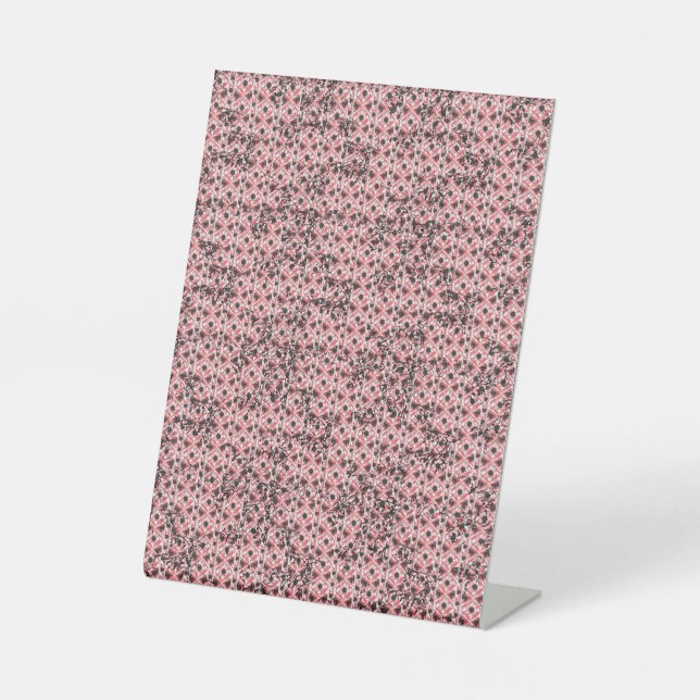 Drag & Drop Custom Image Here Pedestal Sign (Front)