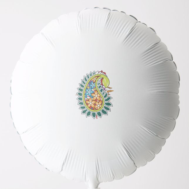 Drag & Drop Custom Logo Here Balloon (Front)