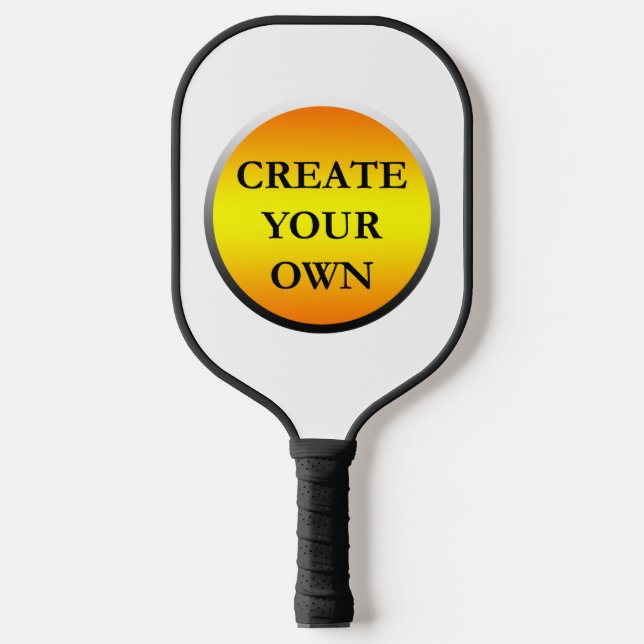 Drag & Drop Custom Logo Here Pickleball Paddle (Front)